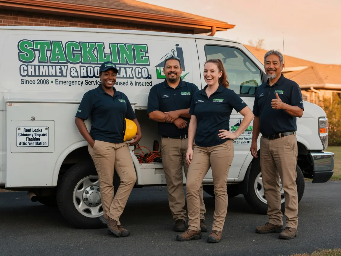 Chimney flashing repair company in Le Roy, IL
